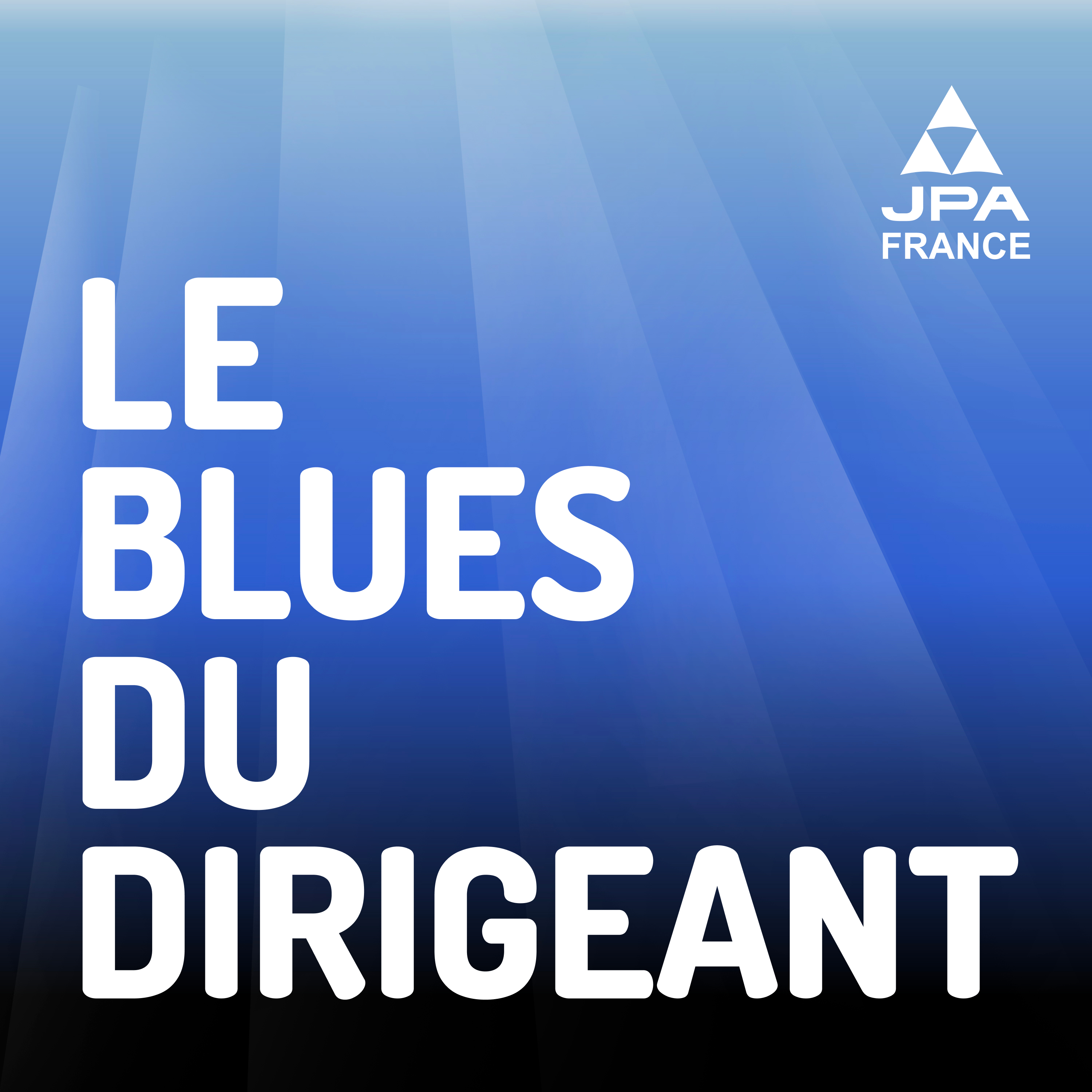 Affiche avec l'inscription Le blues du dirigeant