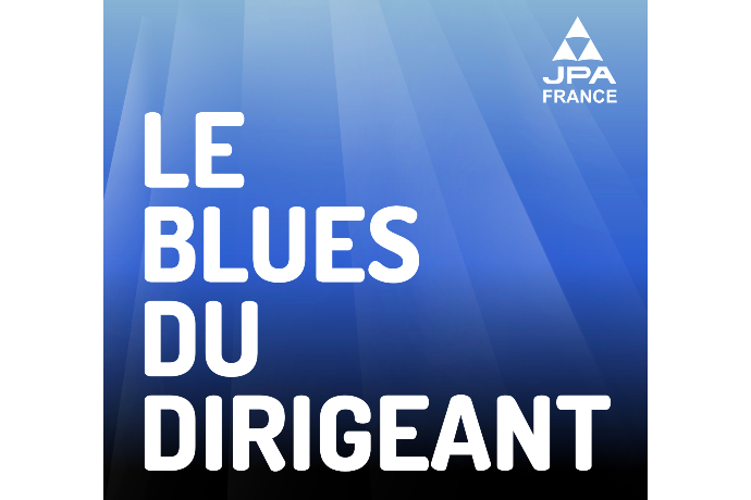 Affiche avec l'inscription Le blues du dirigeant