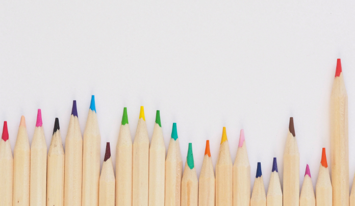Photographie de crayons de couleurs